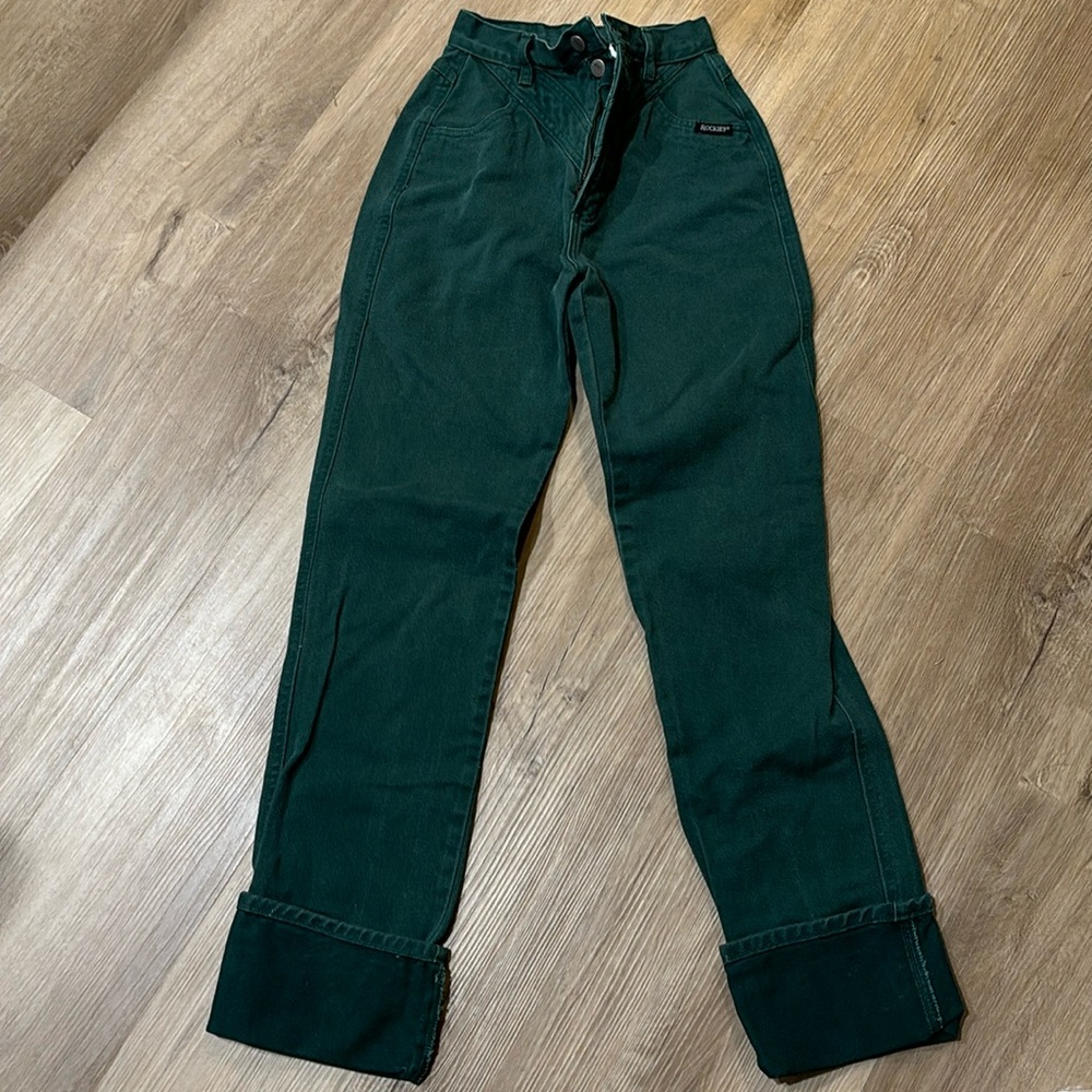 Dark Green Rockies Mountain Jeans Vintage